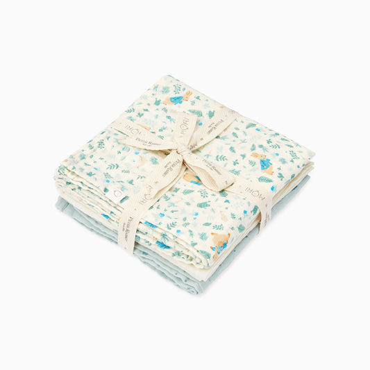 Peter Rabbit Printed Organic Muslin 3 Pack