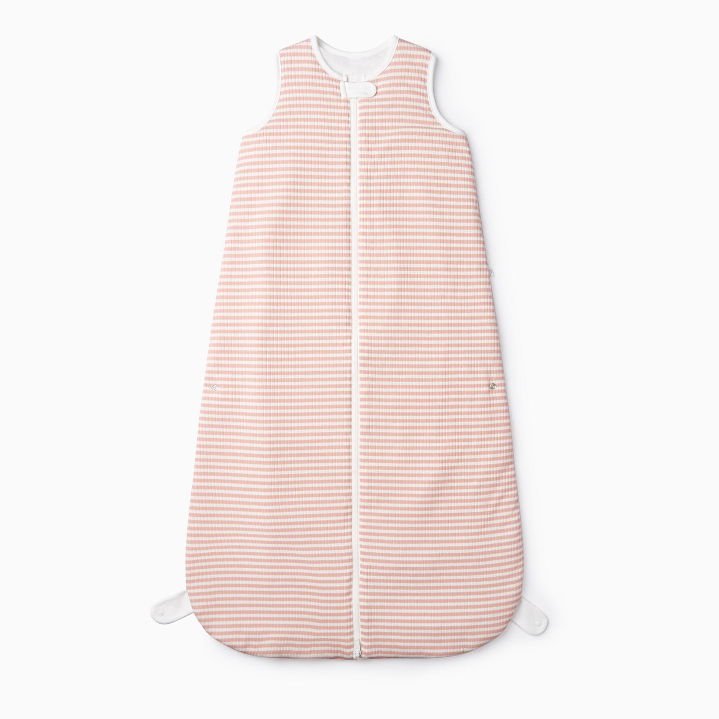 Pink Stripe Ribbed Front Opening Sleeping Bag 1.5 TOG