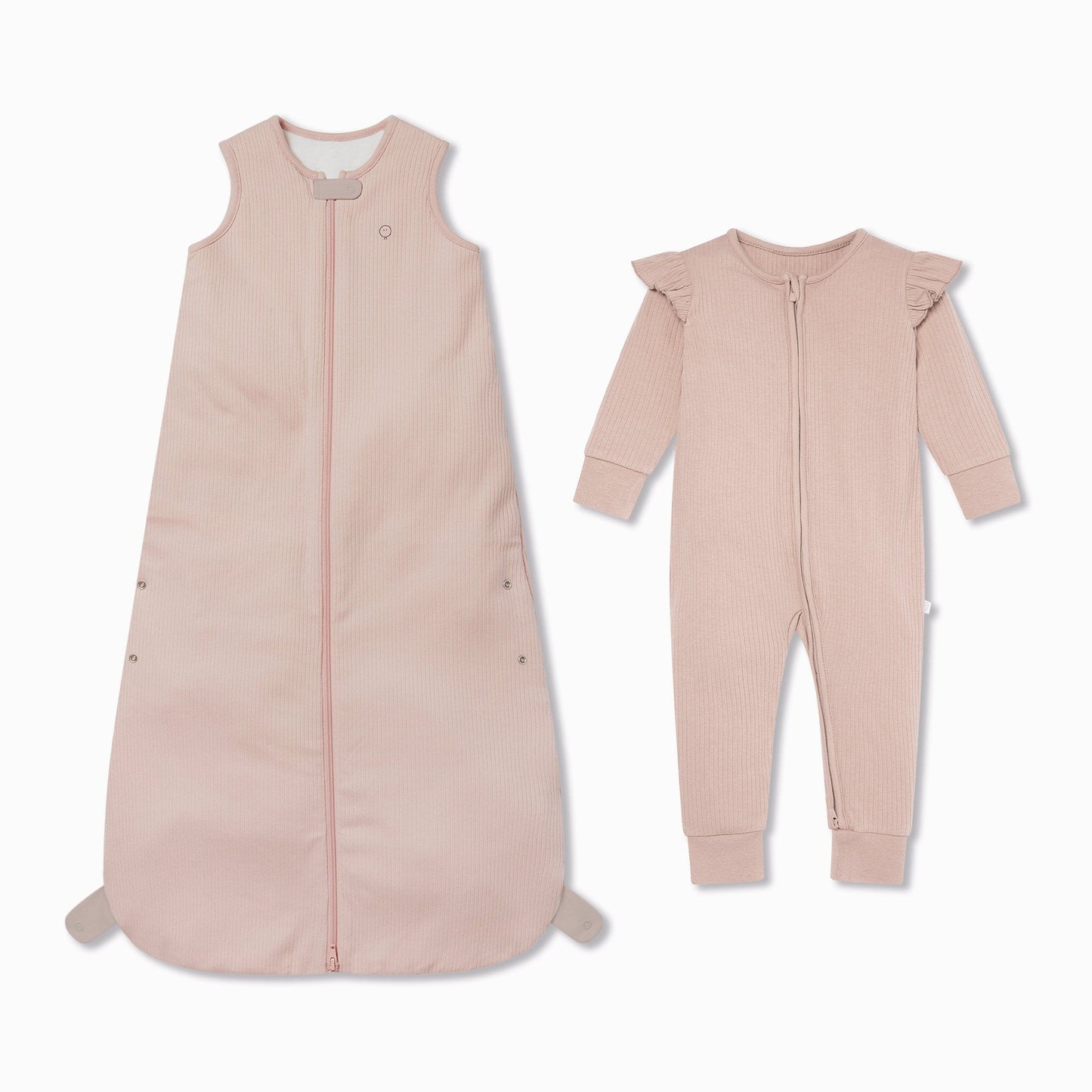 Ribbed Front Opening Bedtime Set 1.5 TOG