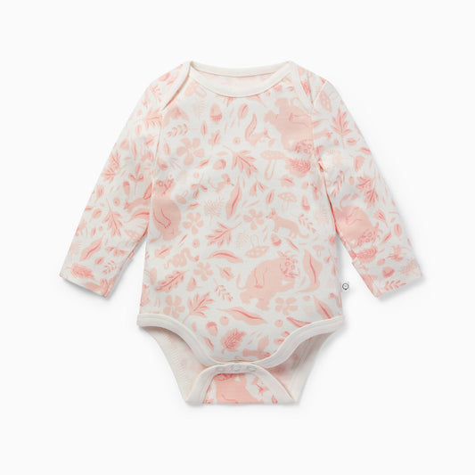 Gruffalo Foxglove Pink Long Sleeve Bodysuit