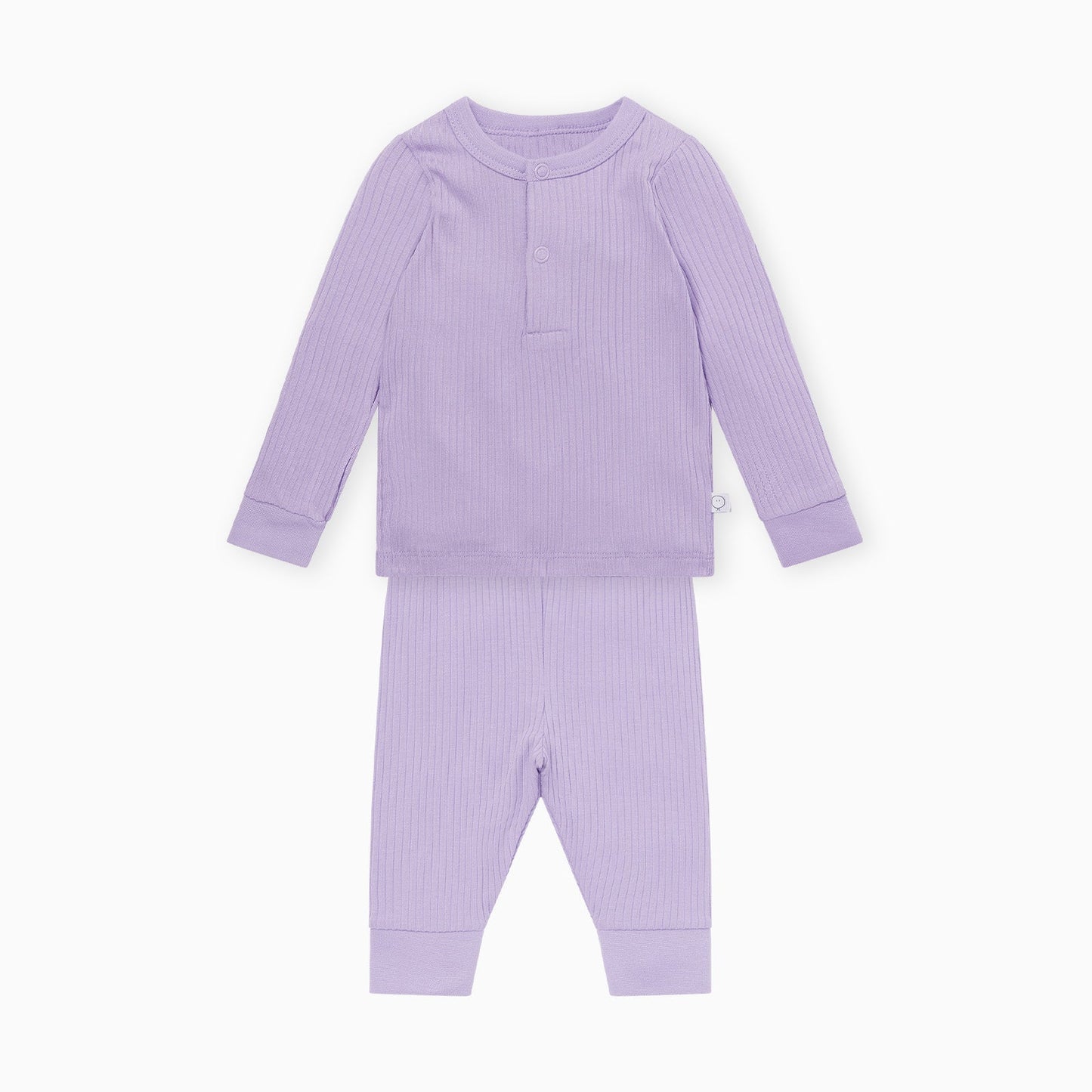 Lilac Ribbed Pyjamas