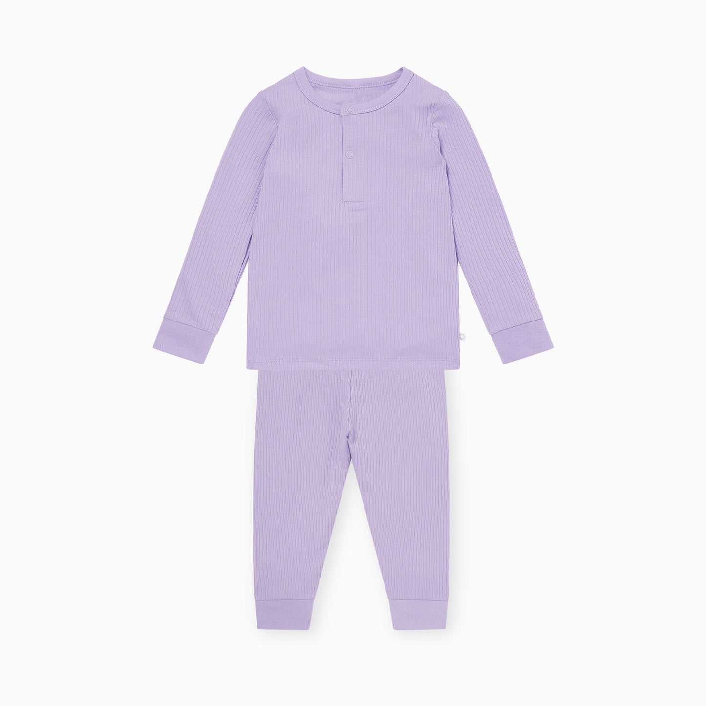 Lilac Ribbed Pyjamas