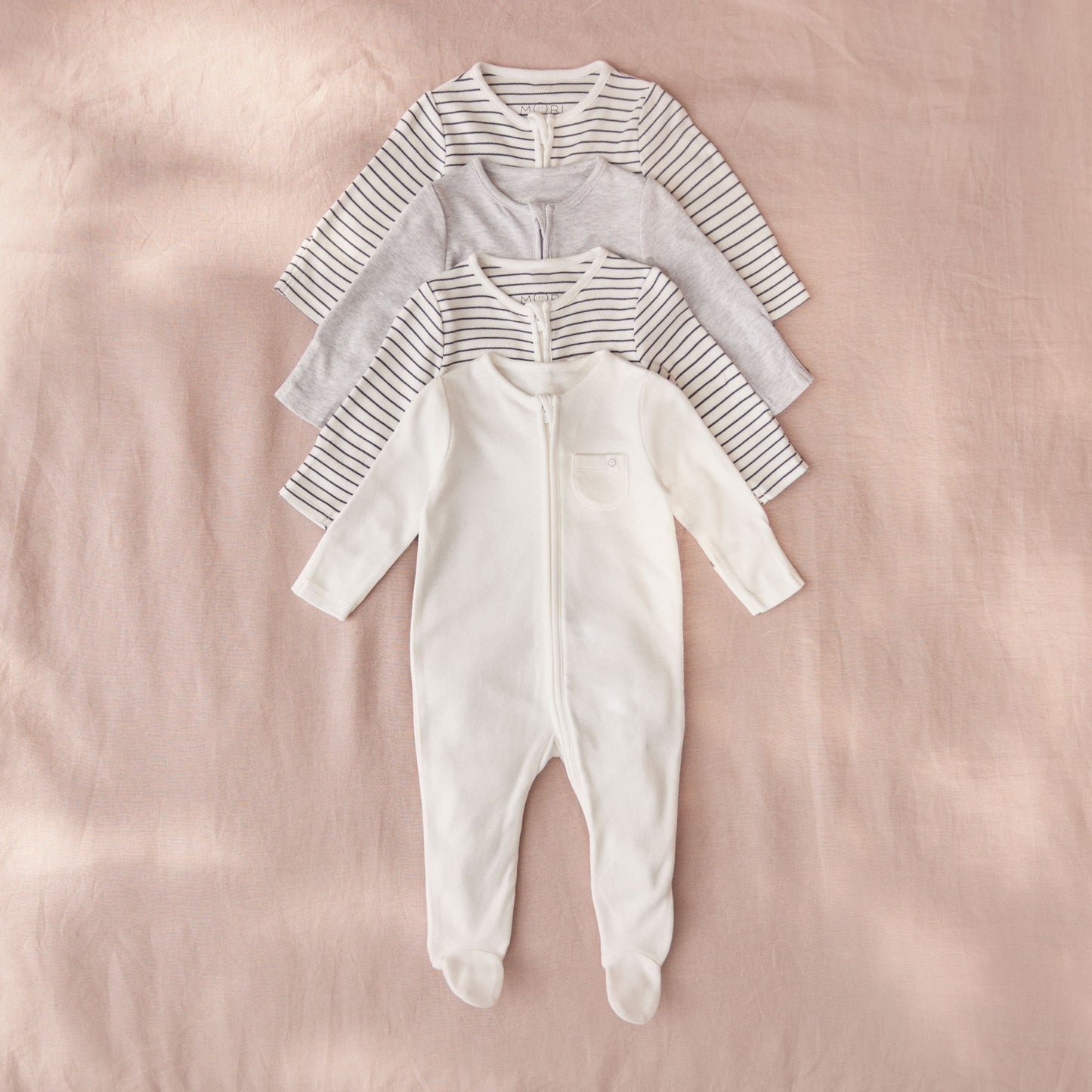 Clever Zip Sleepsuit 4 Pack