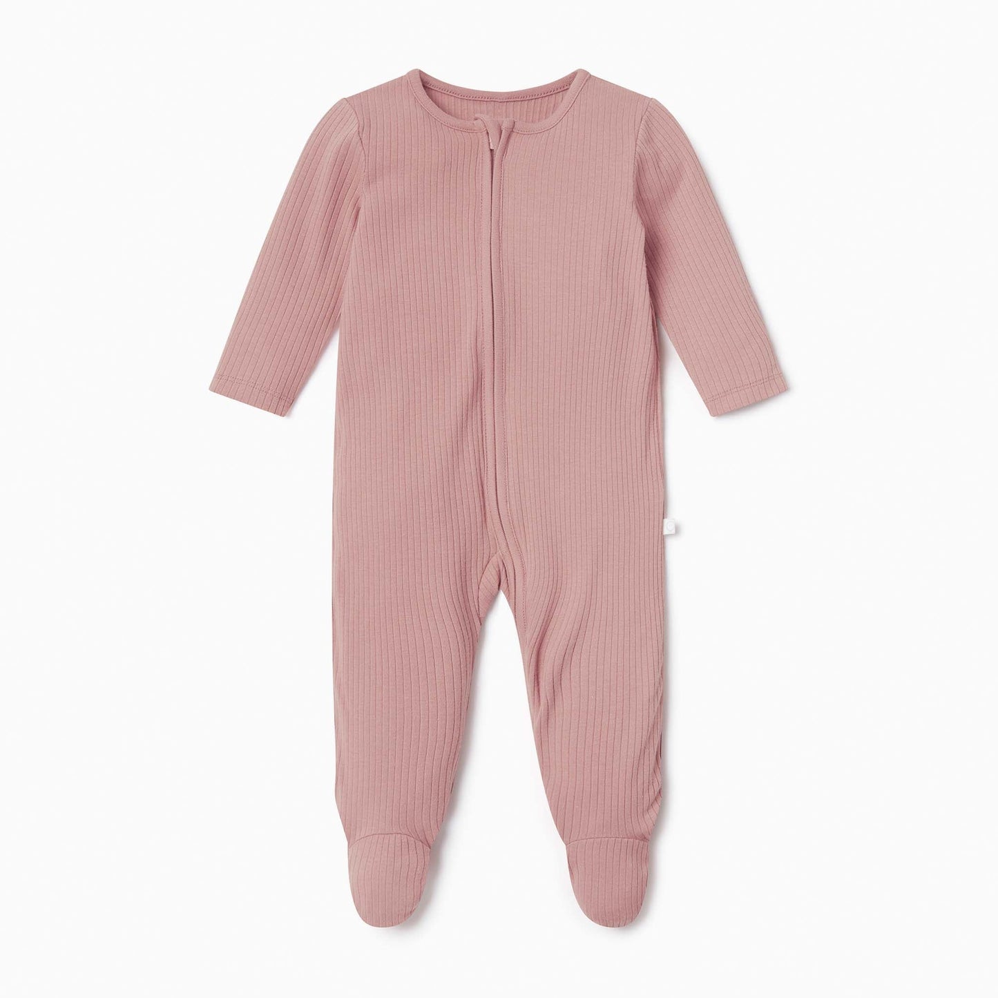 Ribbed Zip-Up Sleepsuit