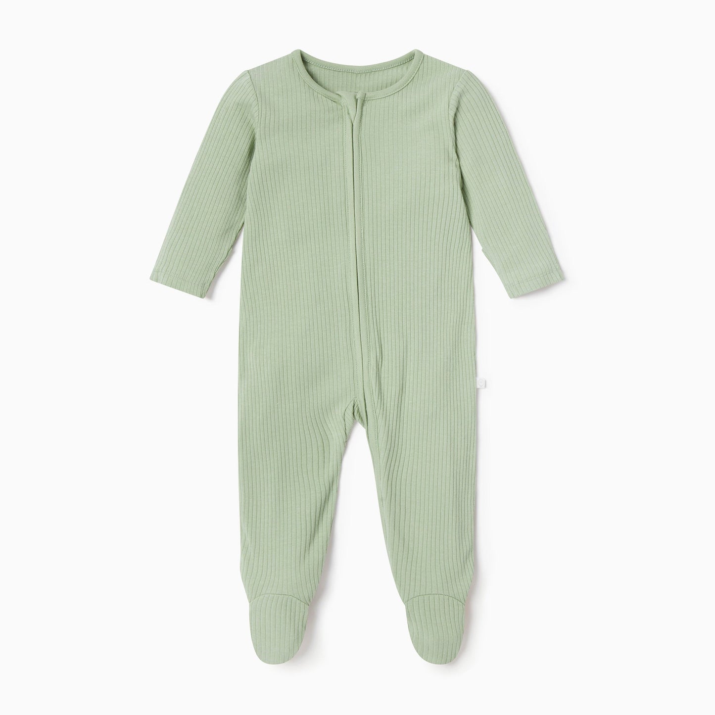 Ribbed Zip-Up Sleepsuit