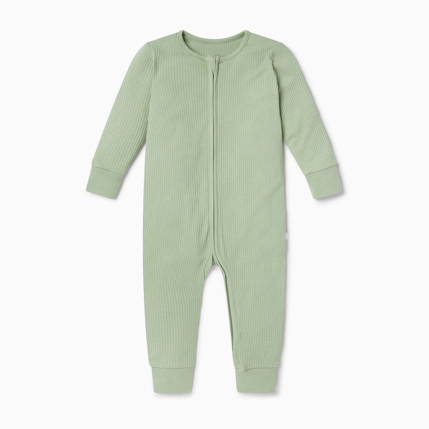 Ribbed Zip-Up Sleepsuit