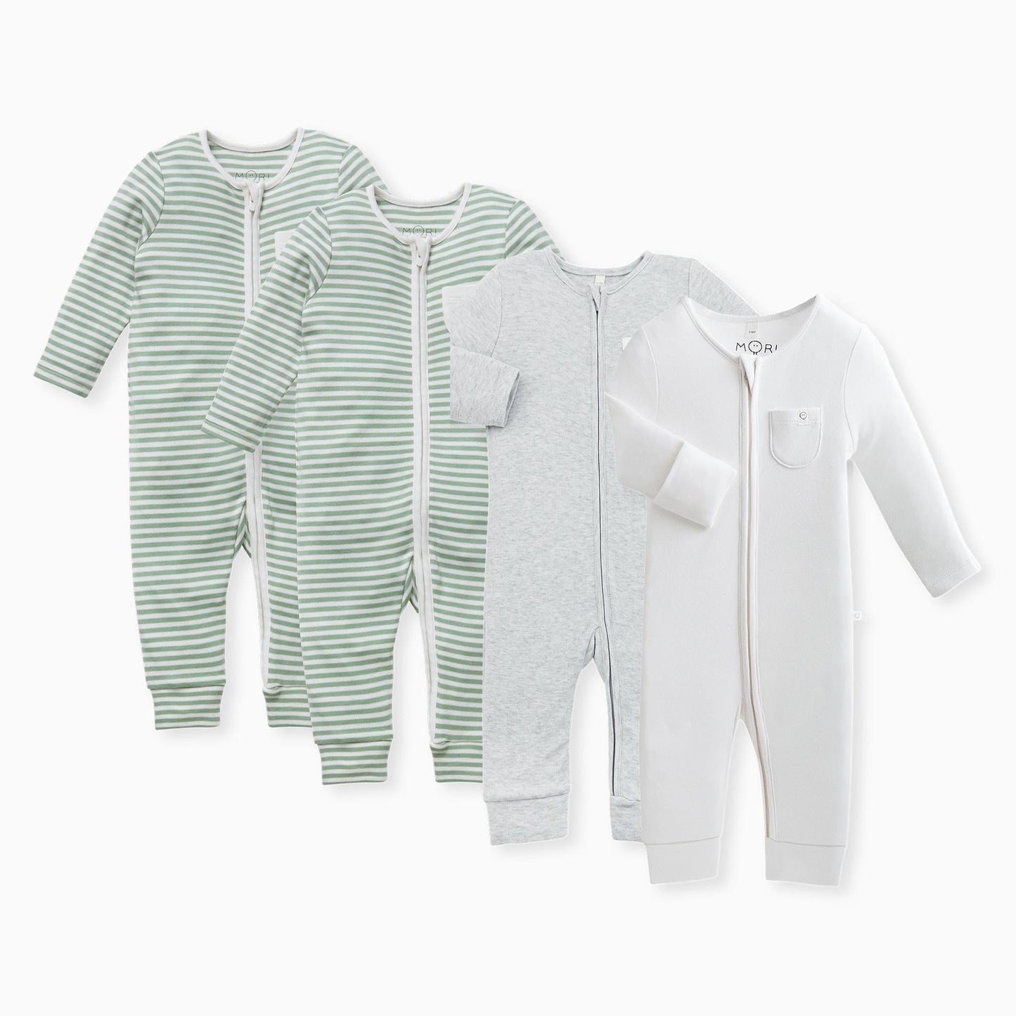 Clever Zip Sleepsuit 4 Pack