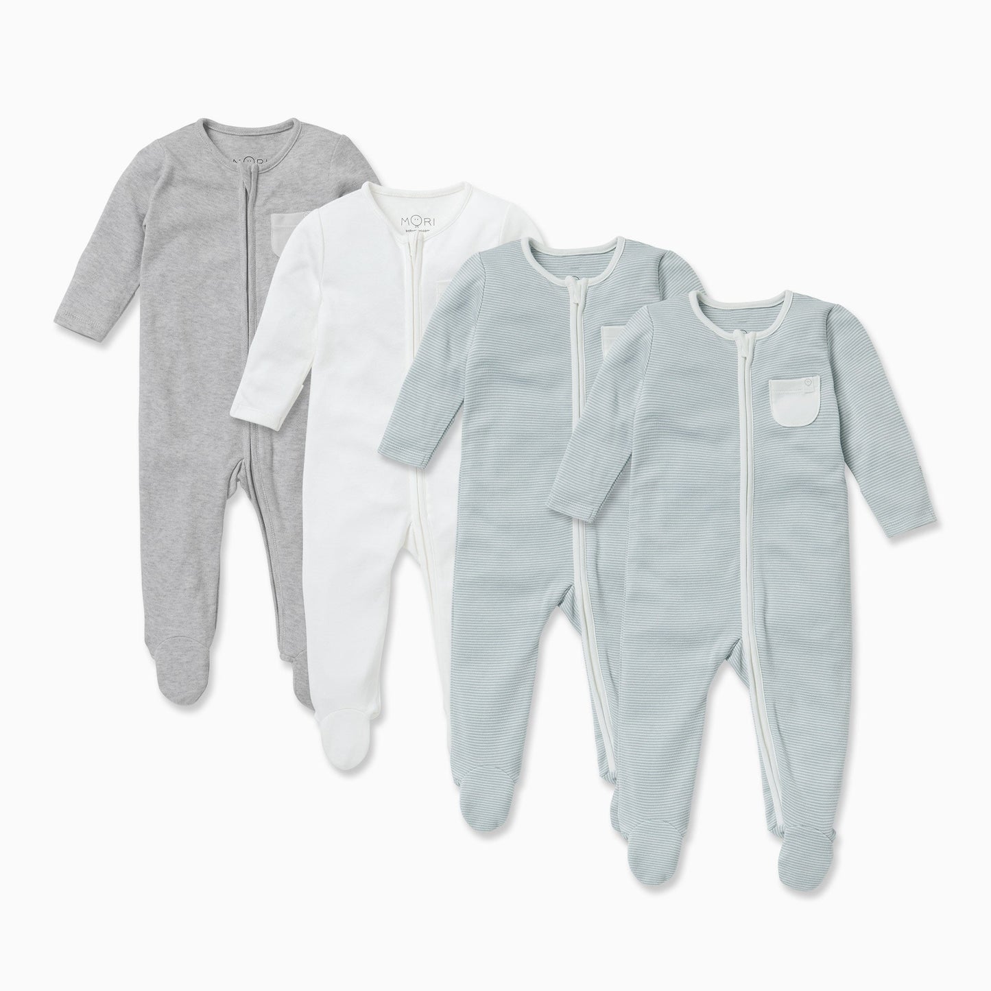 Clever Zip Sleepsuit 4 Pack