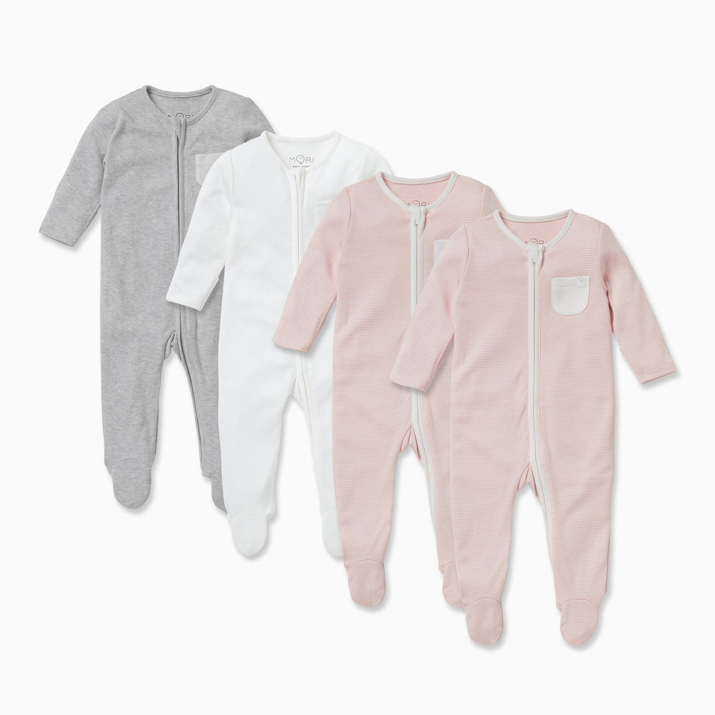 Clever Zip Sleepsuit 4 Pack