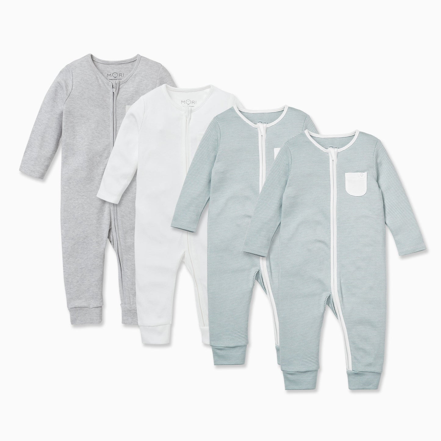 Clever Zip Sleepsuit 4 Pack