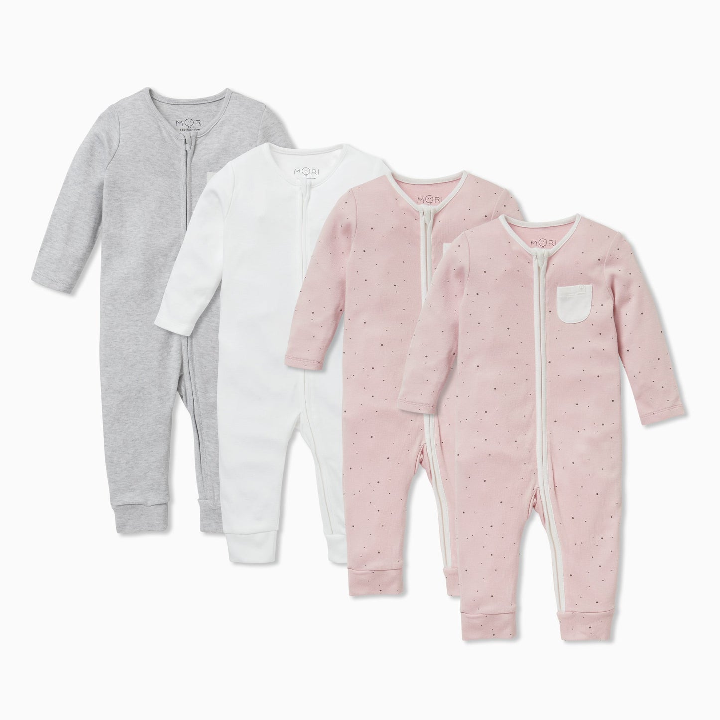 Clever Zip Sleepsuit 4 Pack