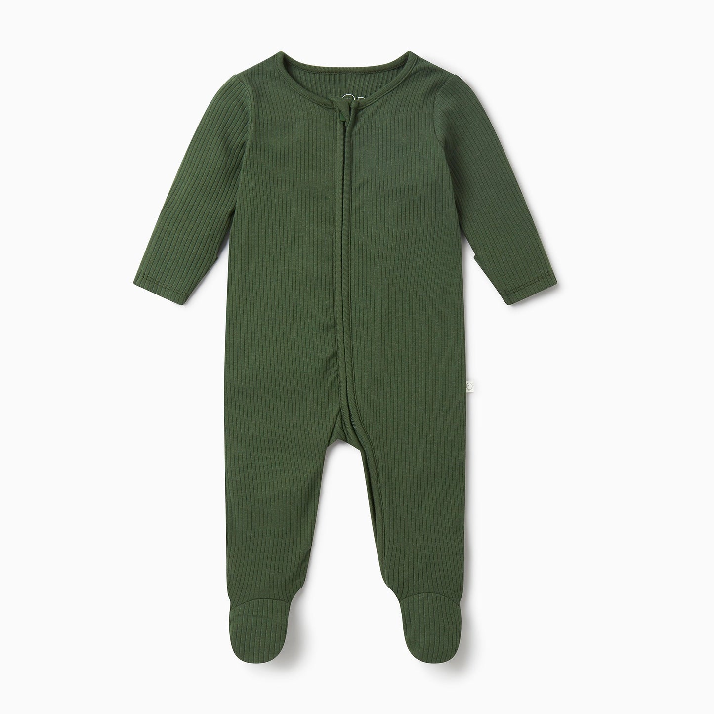 Ribbed Zip-Up Sleepsuit