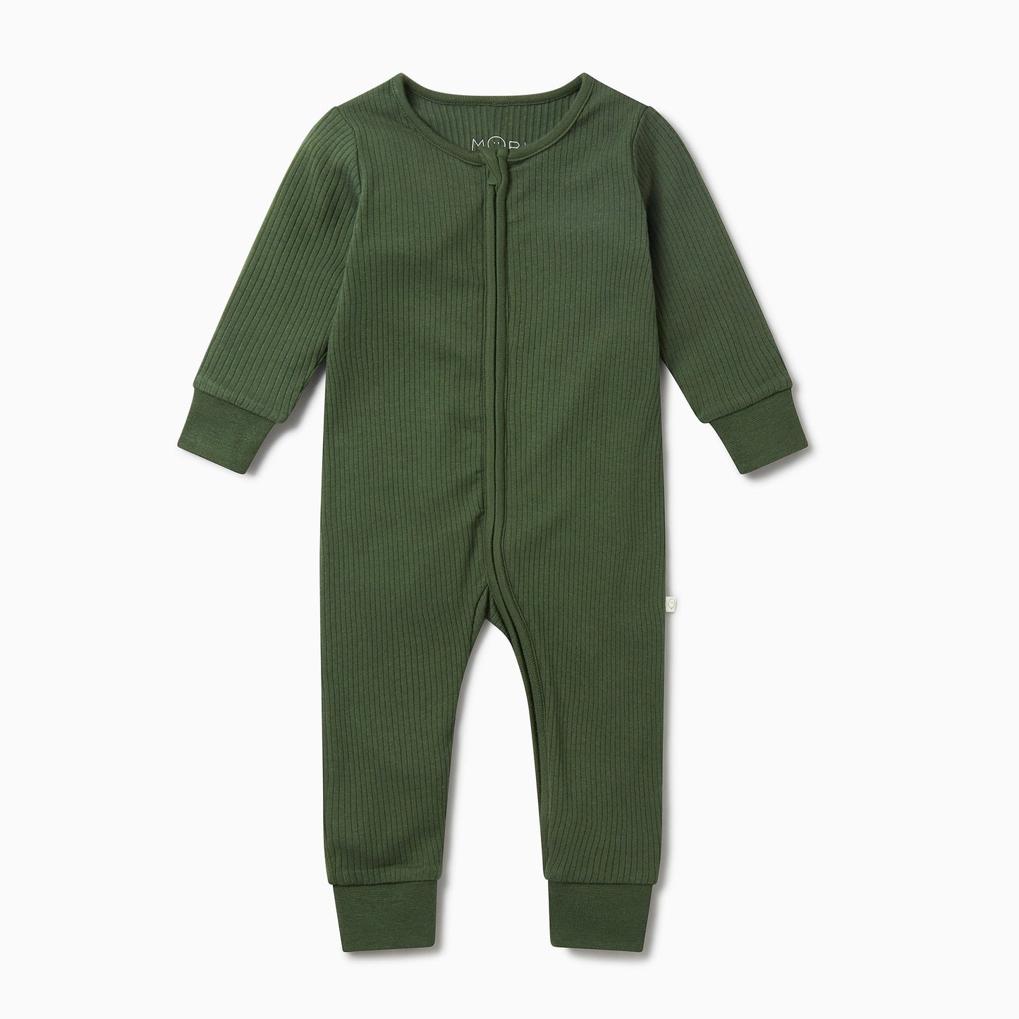 Ribbed Zip-Up Sleepsuit